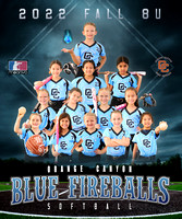 Blue Fireballs 5 x 6 for Banner