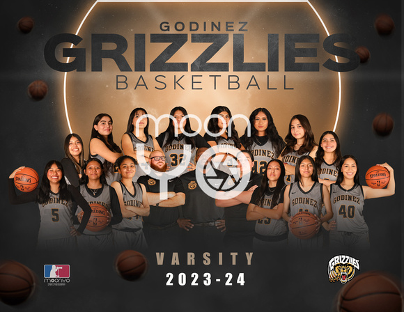 2023 Godniez Basketball Girls Varsity Team Photo