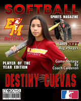Baseball Mag Cover Destiny Cuevas HR