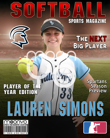 Baseball Mag Cover - Lauren Simons